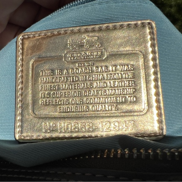 COACH ASHLEY MONOGRAM HANDBAG/SHOULDER BAG 2008 EUC - Picture 6 of 14